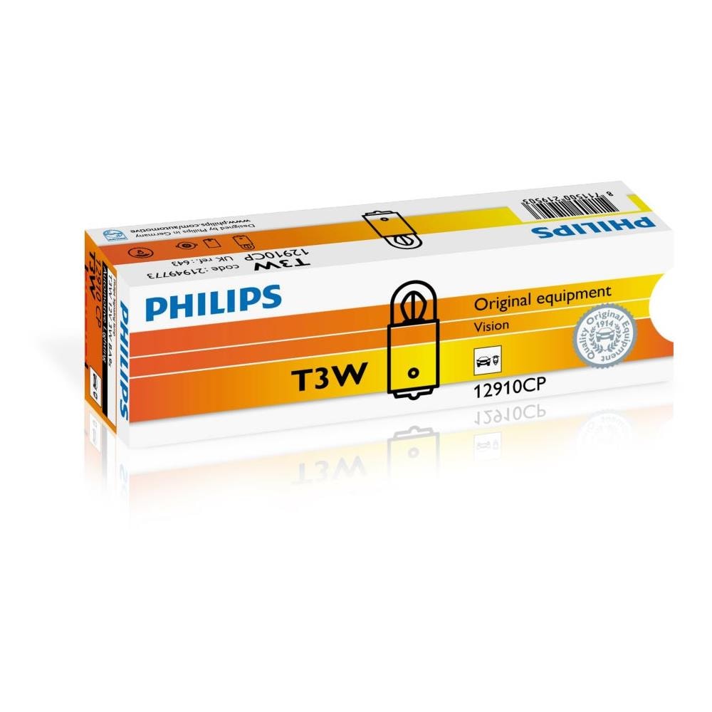 Sentiti al sicuro, guida con sicurezza. Lampade di segnalazione. T2W-T3W, 3 W, 12 V. - Foto 1